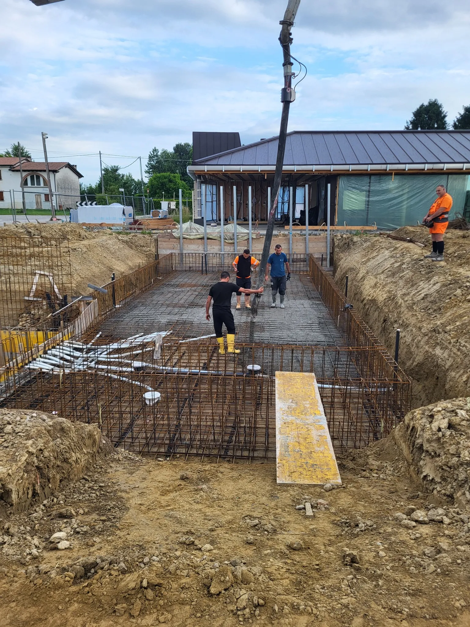 Intervento in cantiere